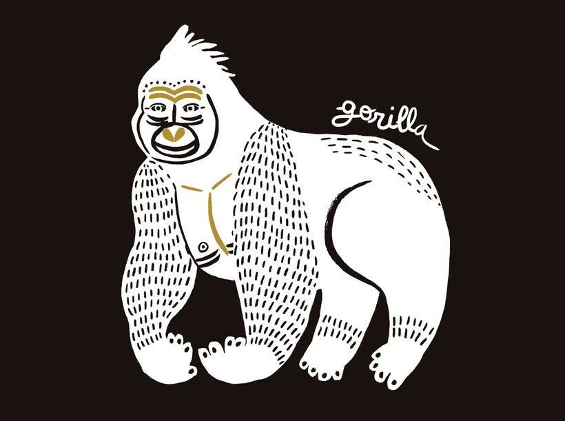 animaux gorille noir