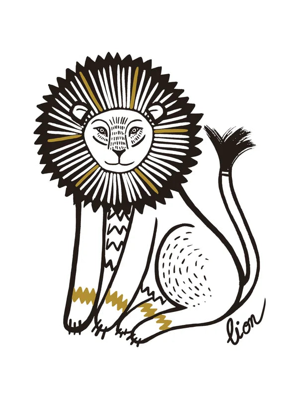 animaux lion blanc