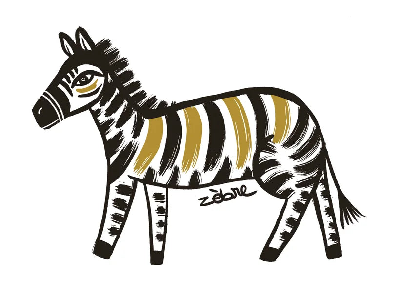 animaux zebre blanc