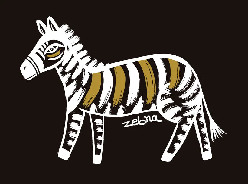 animaux zebre noir